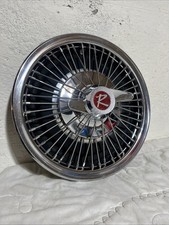 1963-1966 Rambler R Ambassador 14 Wire Spoked Spinner Wheel Cover Hub Cap Nice 1963-1966 Rambler R Ambassador 14 Wire Spoked Spinner Wheel Cover Hub Cap Nice