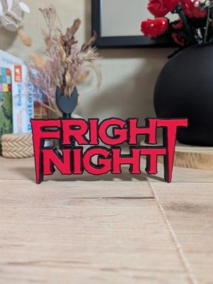 Fright Night Logo - Horror Kino Dekoration - Größe 19x8cm