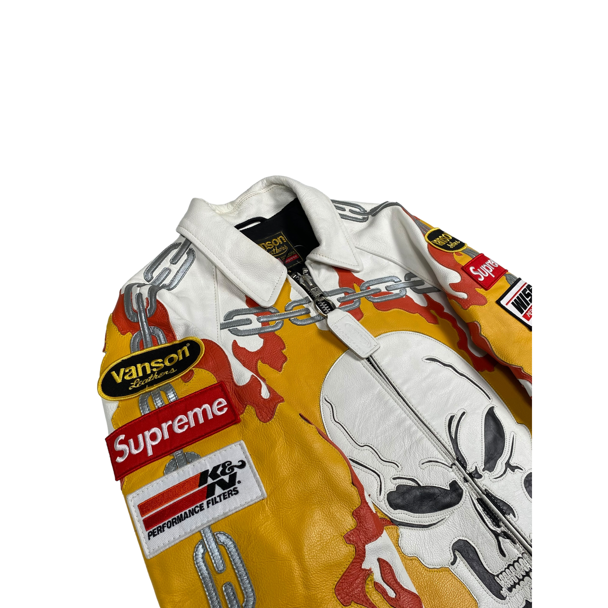 2019 Supreme Vanson Leather Ghost Rider Jacket | eBay