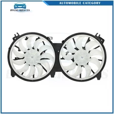 For 2009 2010 2011-2014 Nissan Maxima Radiator Condenser Cooling Fan Assembly
