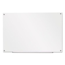 Universal Office Products UNV43232 Glass Marker Board 36x24 White