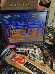 NBA MAXIMUM HANGTIME PCB JAMMA ARCADE BOARD REV L1.03 MINIMAL SPRITE ISSUES.  