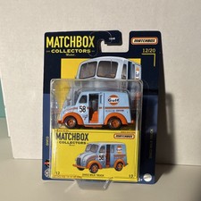 Matchbox Collectors Divco Milk Truck Gulf Oil 1:64 Diecast Blue Orange White