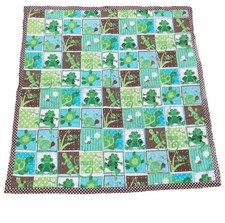 Handmade Frog/turtle/ lizzard nursery Blanket 45x43