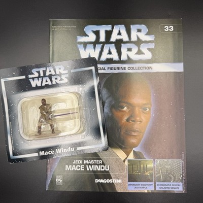 DeAgostini Star Wars Figurensammlung Ausgabe #33 Mace Windu Figur + Magazin