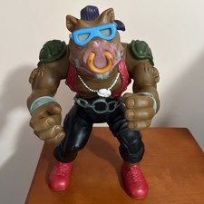 Cool VINTAGE 1990 TMNT Giant 13" Bad Boys Bebop Teenage Mutant Ninja Turtles