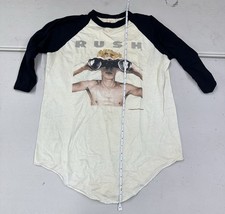 Vintage RUSH 1985 Power Windows Tour Raglan Licensed TShirt Made in USA 28x36