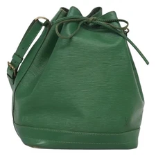 LOUIS VUITTON Epi Noe Shoulder Bag Green M44004 LV Auth BD1994