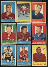 1959/60 Topps Hockey Complete Set (66) VG-EX/MT