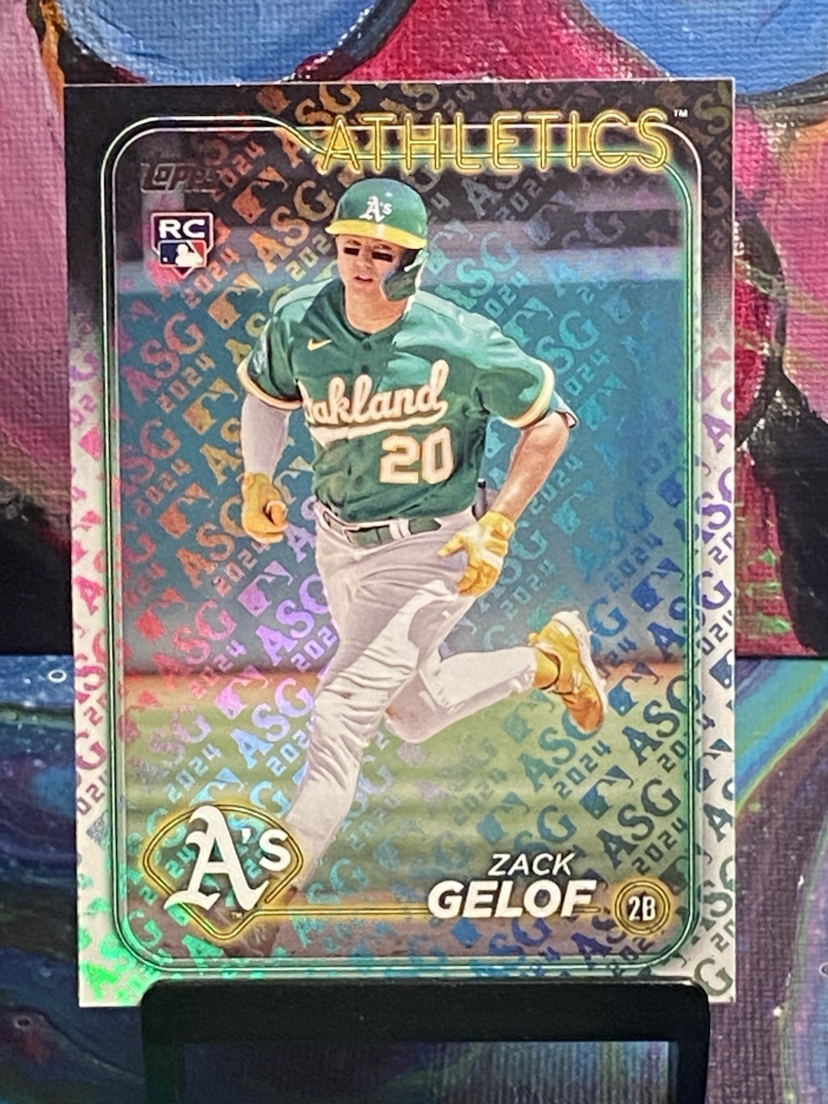 2024 Topps All-Star Game Baseball #166 Zack Gelof RC ASG Foil Athletics SP