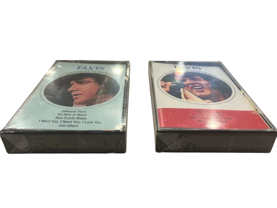 Vintage Elvis A legendary Performer Volumes 1 & 2 Cassette Tape Set - Image 2 of 4