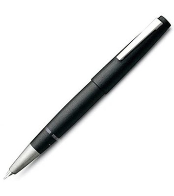 Füller, Lamy 2000 Inhalation Füllfederhalter, schwarz fein Feder 01