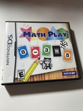 Natsume Math Play (Nintendo DS) E 2007 NTSC-U/C Case & Cart