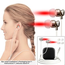 Red Light Ear Therapy Device 650nm Type-C USB Charging and Two Silicone Ear Tips