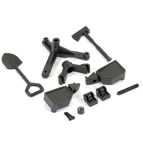 FTX Outback Geo 4x4 Moulded Body Mirror/Tool/Spare Mount