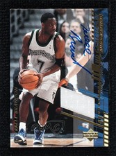 2000-01 Upper Deck UD Game Jersey Hobby Auto Terrell Brandon #TB-H Auto 2d0