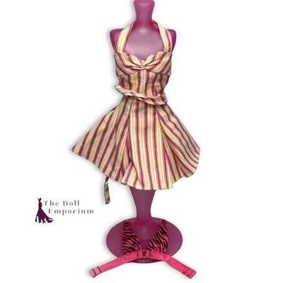 Barbie Model Muse - Top Model Resort - Barbie Puppenkleid und Bikini Oberteil nur