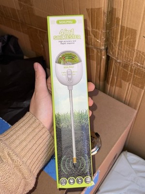 Lot 100 4-in-1 Soil Tester Light Moisture pH Fertility No Battery Bulk