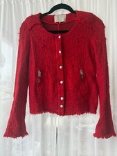 IRO Agnette Distressed Tweed Jacket 0