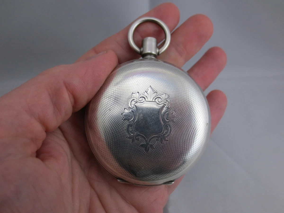 Victorian silver pocket clearance watch