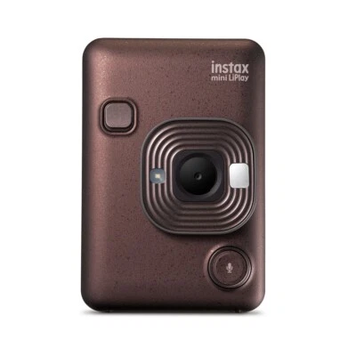 Instax Mini LiPlay deep bronze schicke Fujifilm Hybrid Sofortbildkamera &Drucker