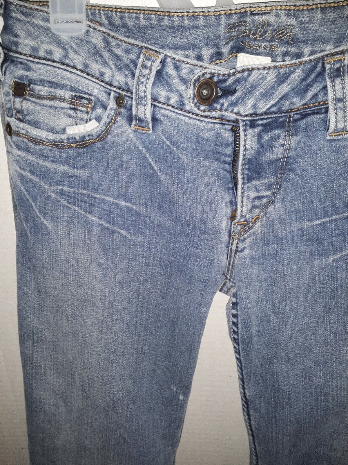 Womens Silver Brand Tina Sz. 29 Blue Jeans - image 4