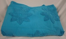 Company Kids Ashley Girls Coverlet Full/Queen Caribbean Blue 3293KCZ 34095A