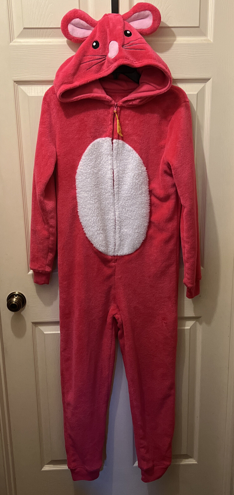 SO Intimates Mouse Fleece Pajama One Piece Costume PJ… Gem
