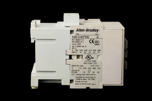 100-C43D10 Allen Bradley Contactor 110V50Hz 120V60Hz 3-phase IEC rated New