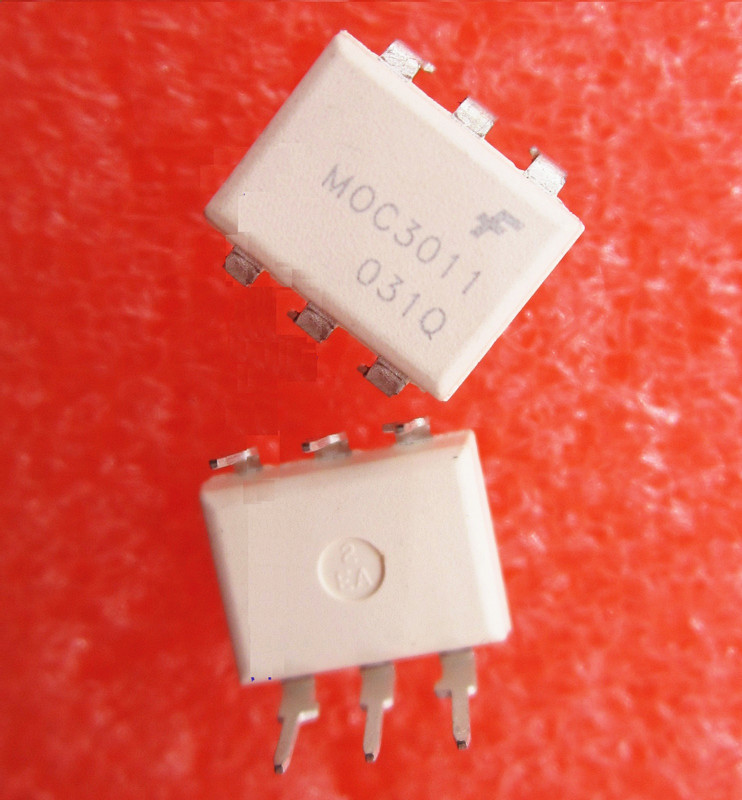 10PCS MOC3011 FSC OPTOISOLATOR 4.17KV TRIAC 6DIP NEW