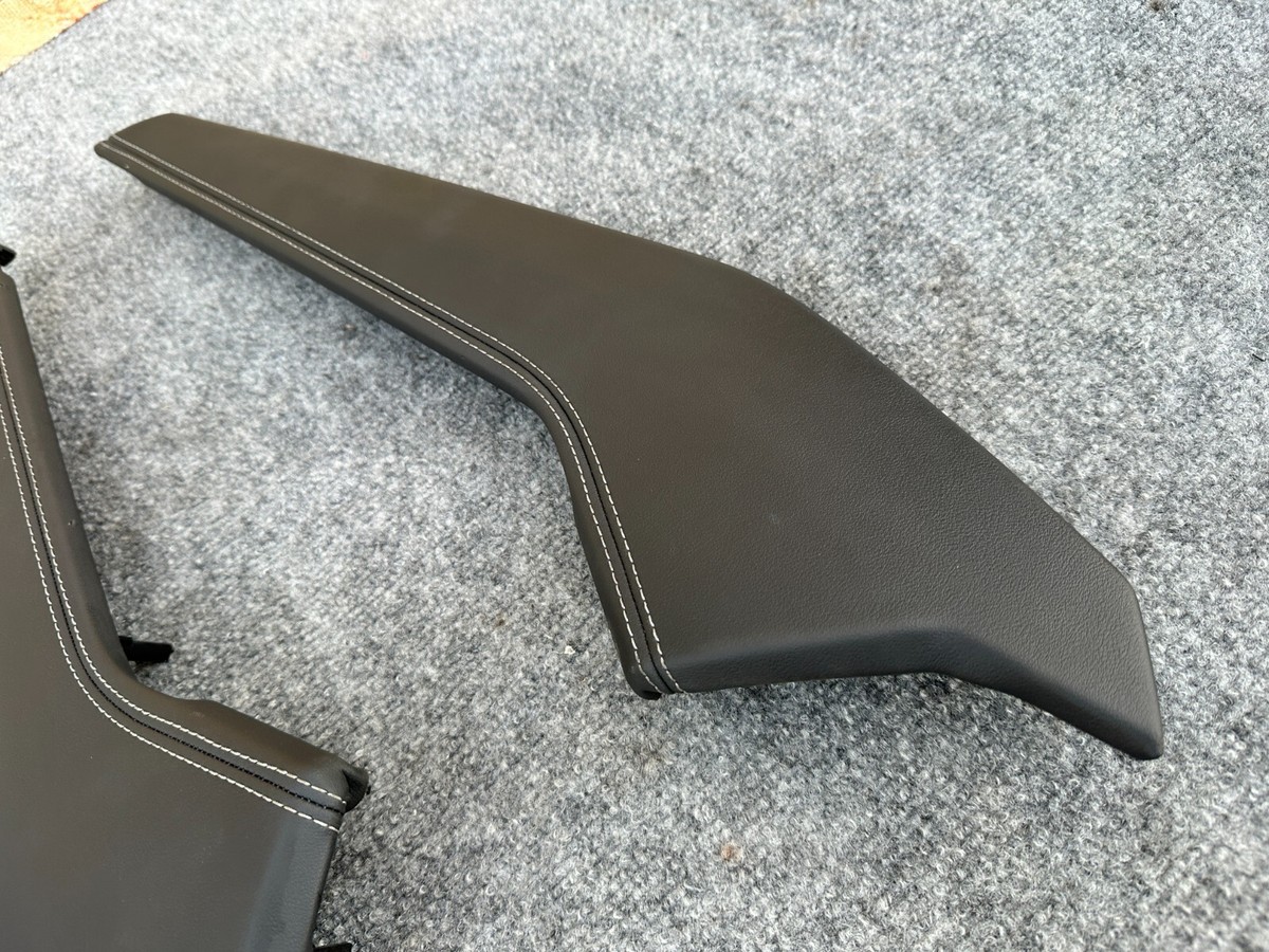 CENTER CONSOLE LEFT/RIGHT LEATHER TRIM COVER SET OEM 35K