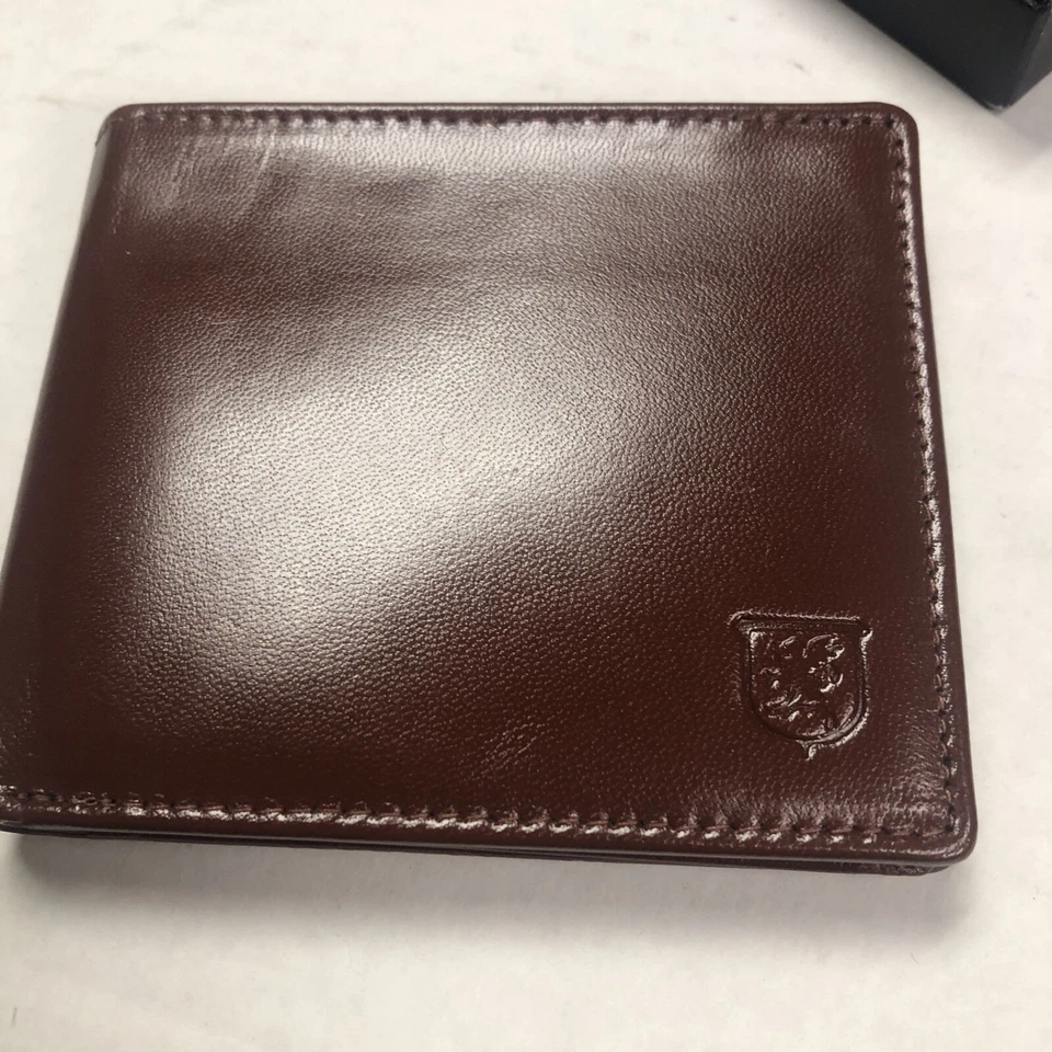 Cartera Stacy Adams de cuero coñac nueva en caja Foto 2 de 4