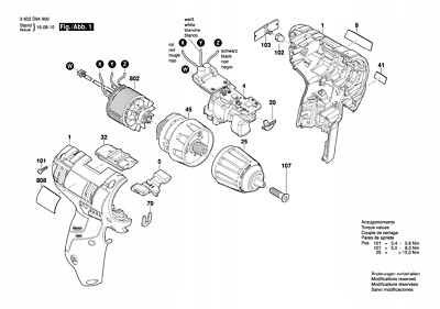 Bosch Elektronikmodul für den Akkuschrauber PS22/32 GSR 10,8 V-EC GSR 12 V-EC