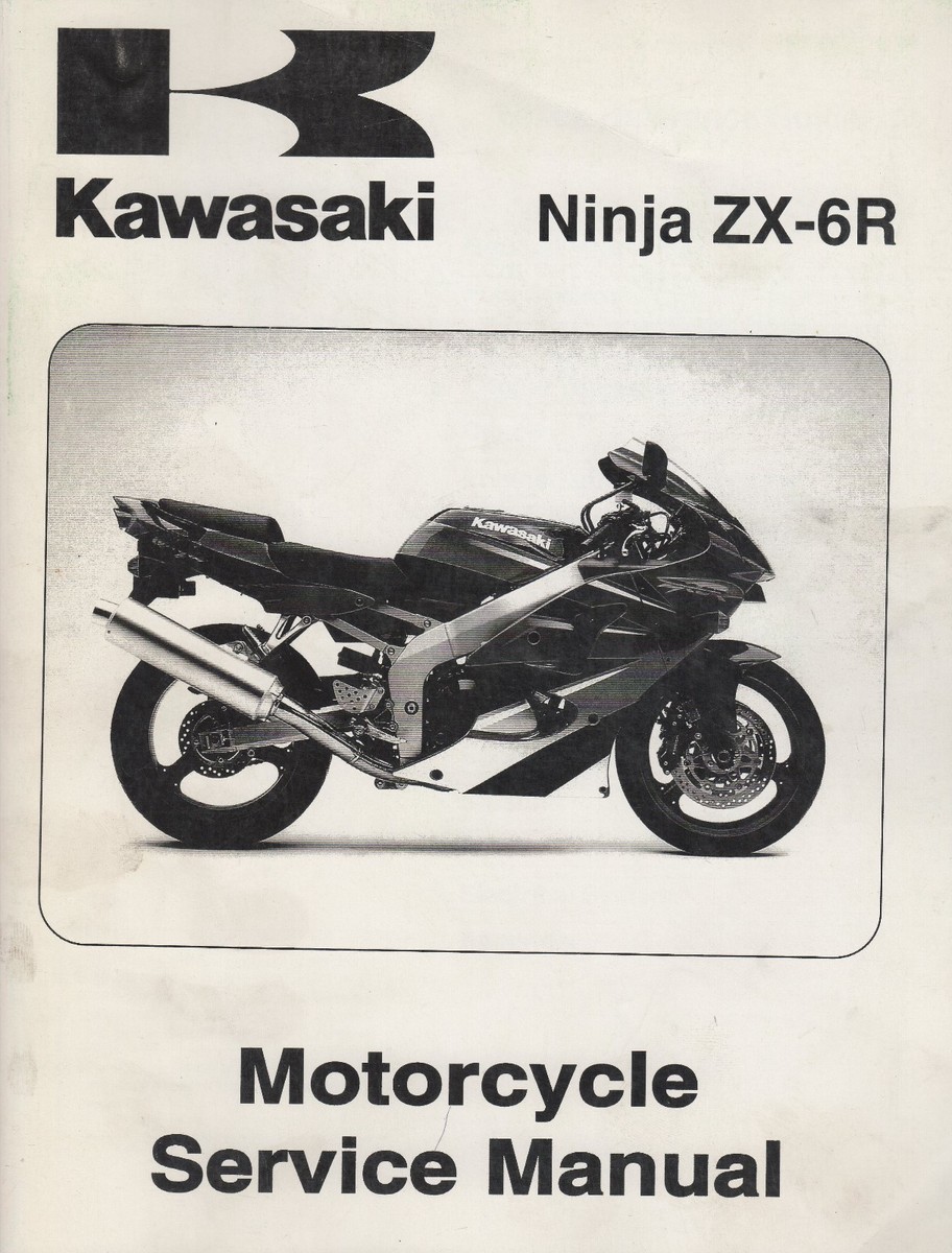 2000-2001 KAWASAKI MOTORCYCLE NINJA ZX-6R SERVICE MANUA 99924-1254