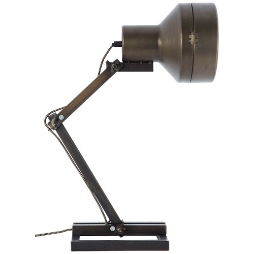 Brilliant 99037/46 Hardwork Tisch Leuchte Metall/Glas schwarz stahl Lese Lampe - Bild 6 von 10
