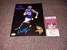 Kyle Rudolph Signed 8x10 Jsa Minnesota Vikings