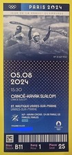 Olympia 2024 Ticket Kanu Kajak Slalom (CSL09) 5. August (Neuwertig)