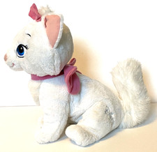 DISNEY ARISTOCATS 10  MARIE White Kitty Cat Plush Stuffed Animal w/ Pink Bow