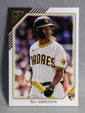 2022 Topps Gallery, CJ Abrams, Rookie Card, #160, San Diego Padres. rookie card picture