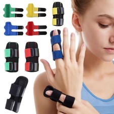 3x Trigger Finger Splint Straightener Brace Support Protector Pain Relief Gift A