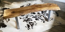 Live Wood Oak Bench