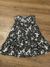 Simply Vera VERAWANG Baby Doll Top Size L Green