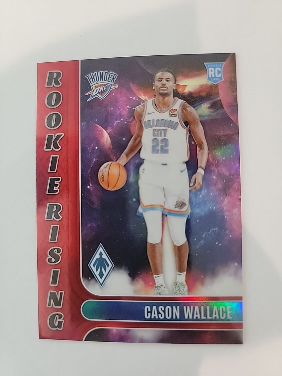 Cason Wallace 2023-24 Panini Phoenix Rookie Rising Red Rc /125