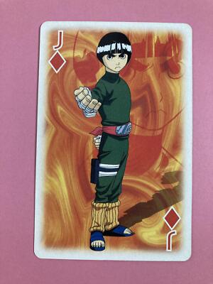 Lock Lee Naruto Uzumaki Poker NARUTO Card Very Rare BANDAI