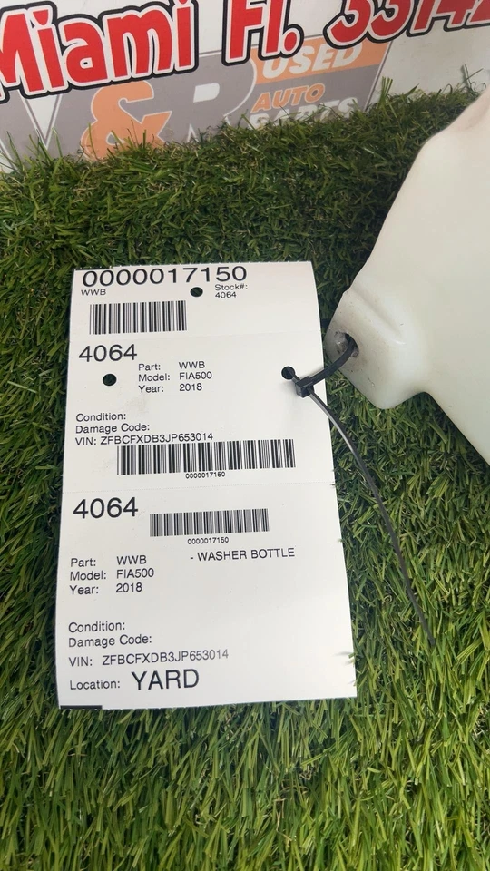 ✅ 2018 FIAT 500X Washer Bottle OEM - Изображение 4 из 4