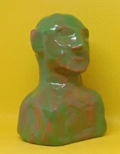 "Missing Letters" - Original Clay Sculpture. Hand made and glazed.