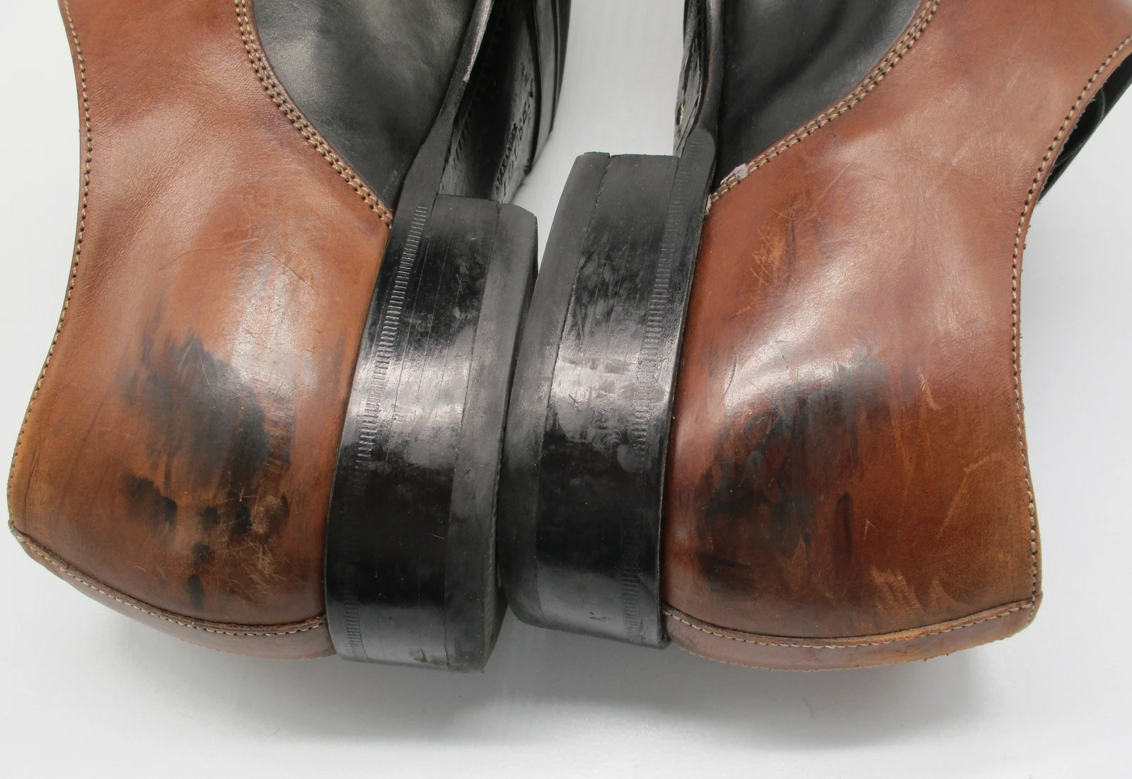 Alexander McQueen scarpa uomo monkstraps marrone e nero