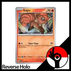 Vulpix 037/165 Reverse Holo Scarlet & Violet 151