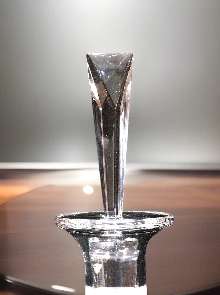 宝格丽 Rosenthal 水晶葡萄酒醒酒器 带华丽钻石形状塞 17 — 第 2/4 张图片