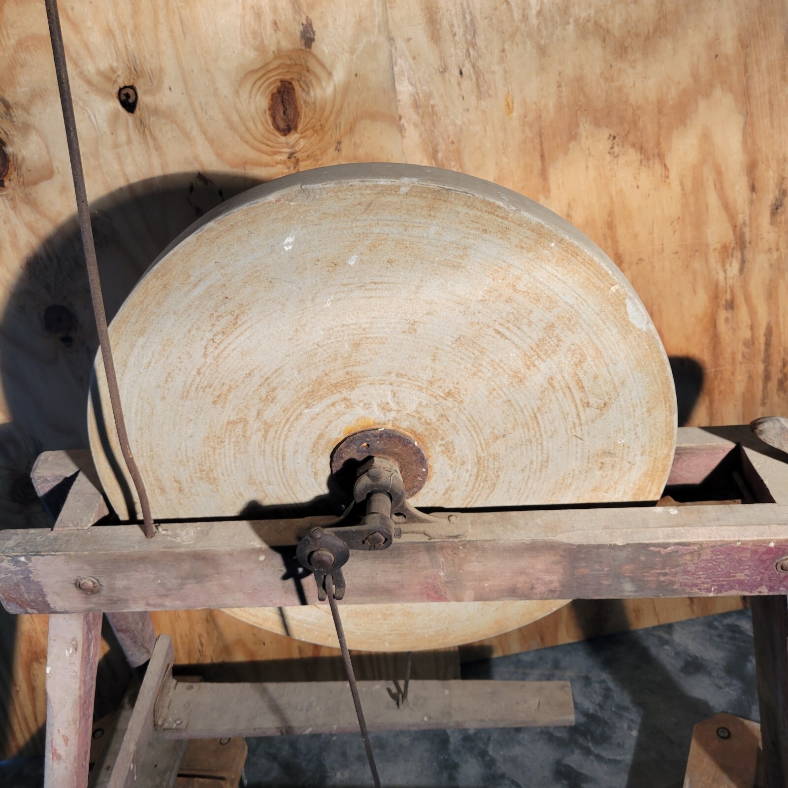 antique vintage sharpening stone wheel eBay